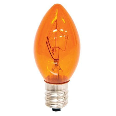 Amber Replacement Bulb Candelabra Base 5 W - The Fox Decor